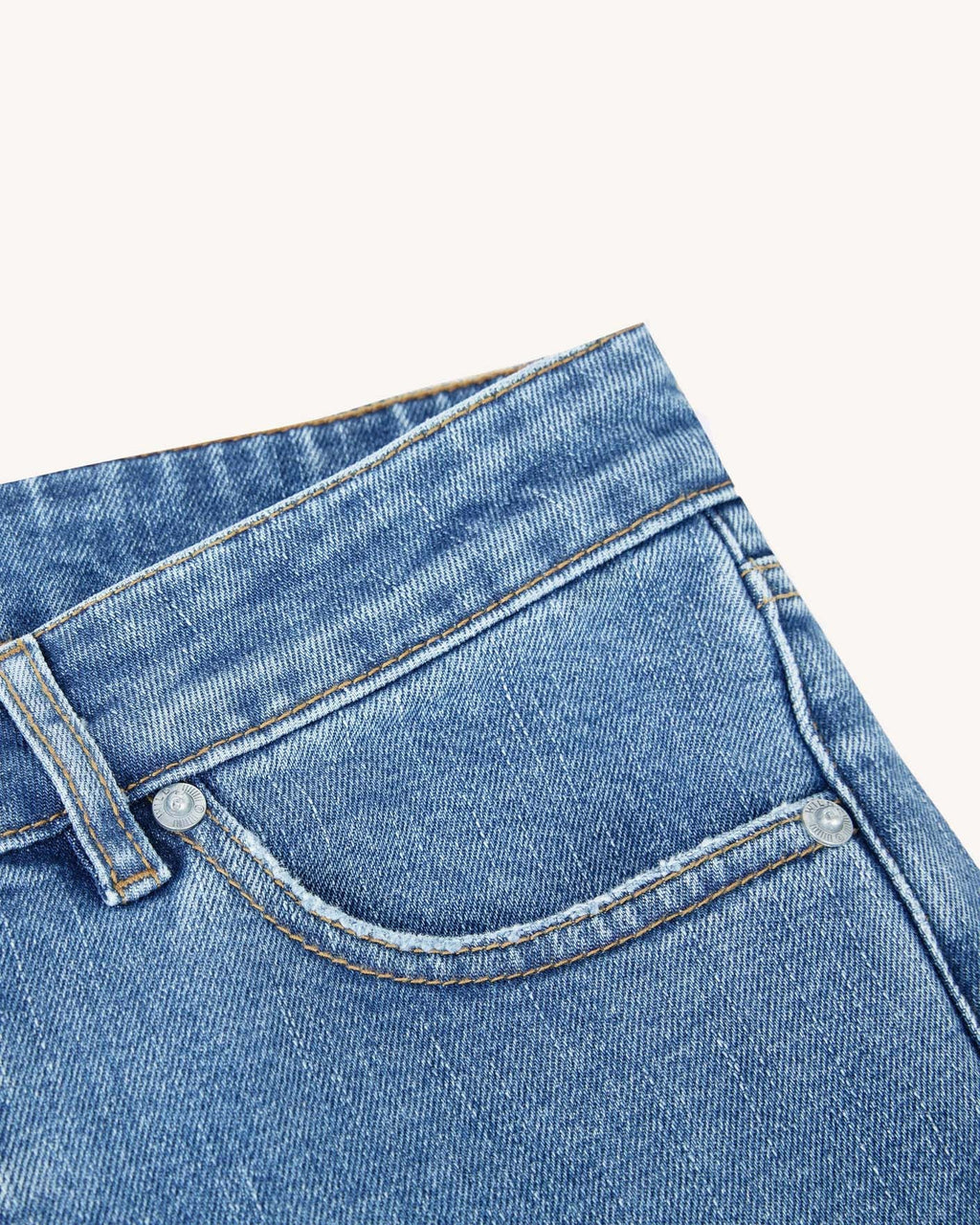 Jean Slim Denim Clair Coton Recyclé