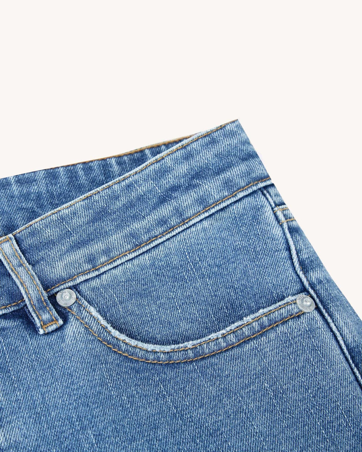 Jean Slim Denim Clair Coton Recyclé