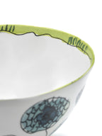 Midnight Flowers - Lot De 2 Bols - L - Porcelaine Bone China - Anemone Vaniglia