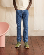 Jean Slim Denim Clair Coton Recyclé