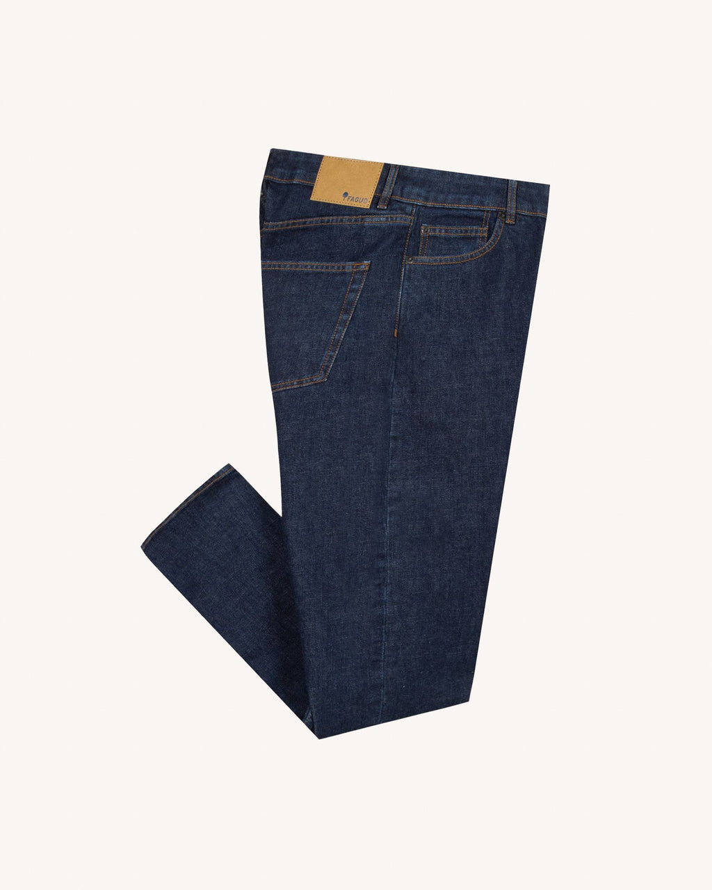 Raw Denim Slim Jeans In Recycled Cotton