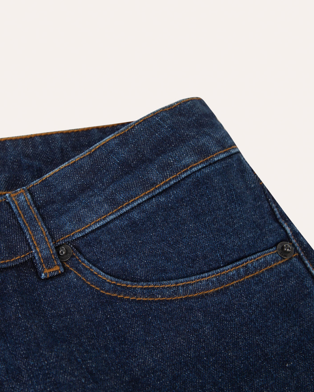 Raw Denim Slim Jeans In Recycled Cotton