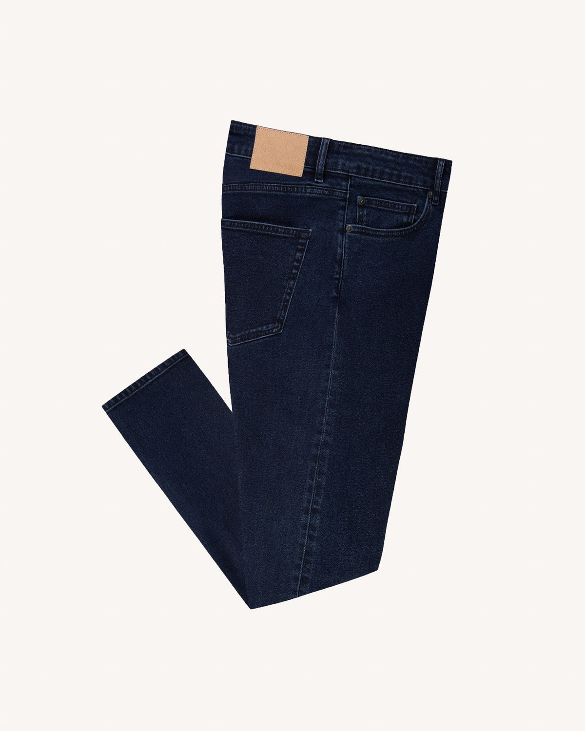 Vaqueros slim azul oscuro de algodón