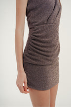 CoachelLurex Blue Mini Dress - Blue