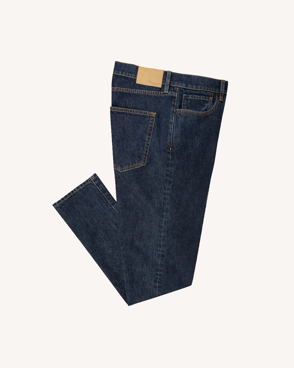 Jean Tapered Denim Brut Coton Recyclé
