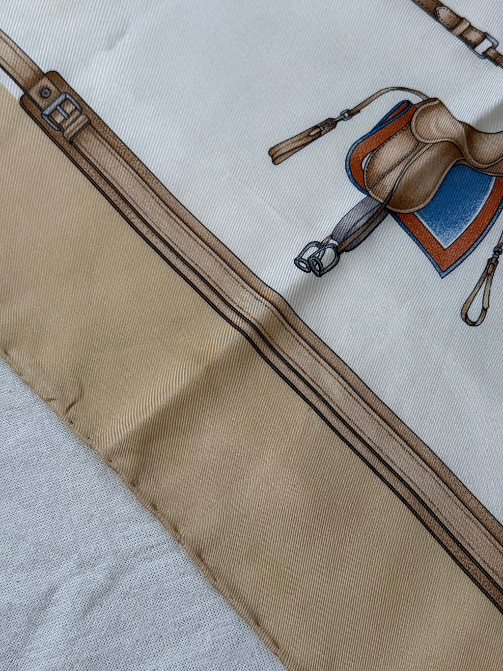 Céline Scarf – Equestrian Theme And Ribbons