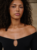 Black Valentine Bodysuit