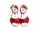 Nu-Pieds Noeud - Rouge - Fille