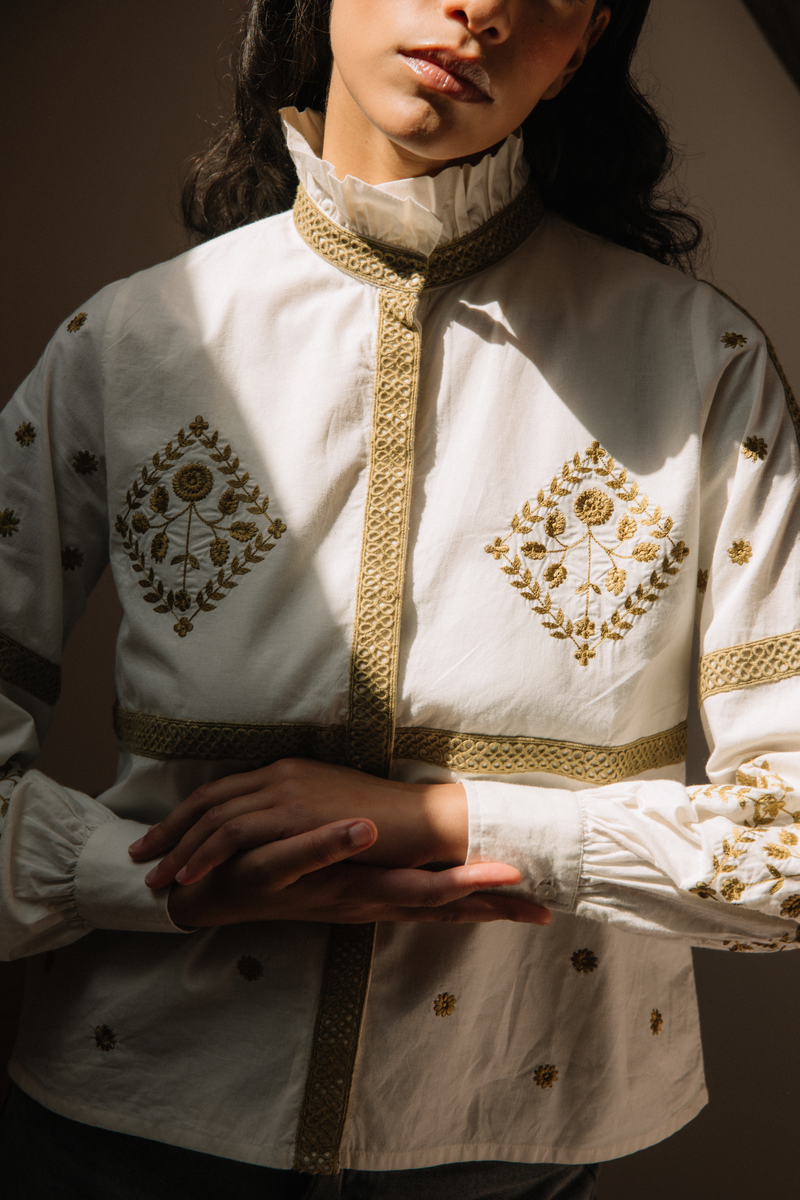 Blouse Bertille - Blanc