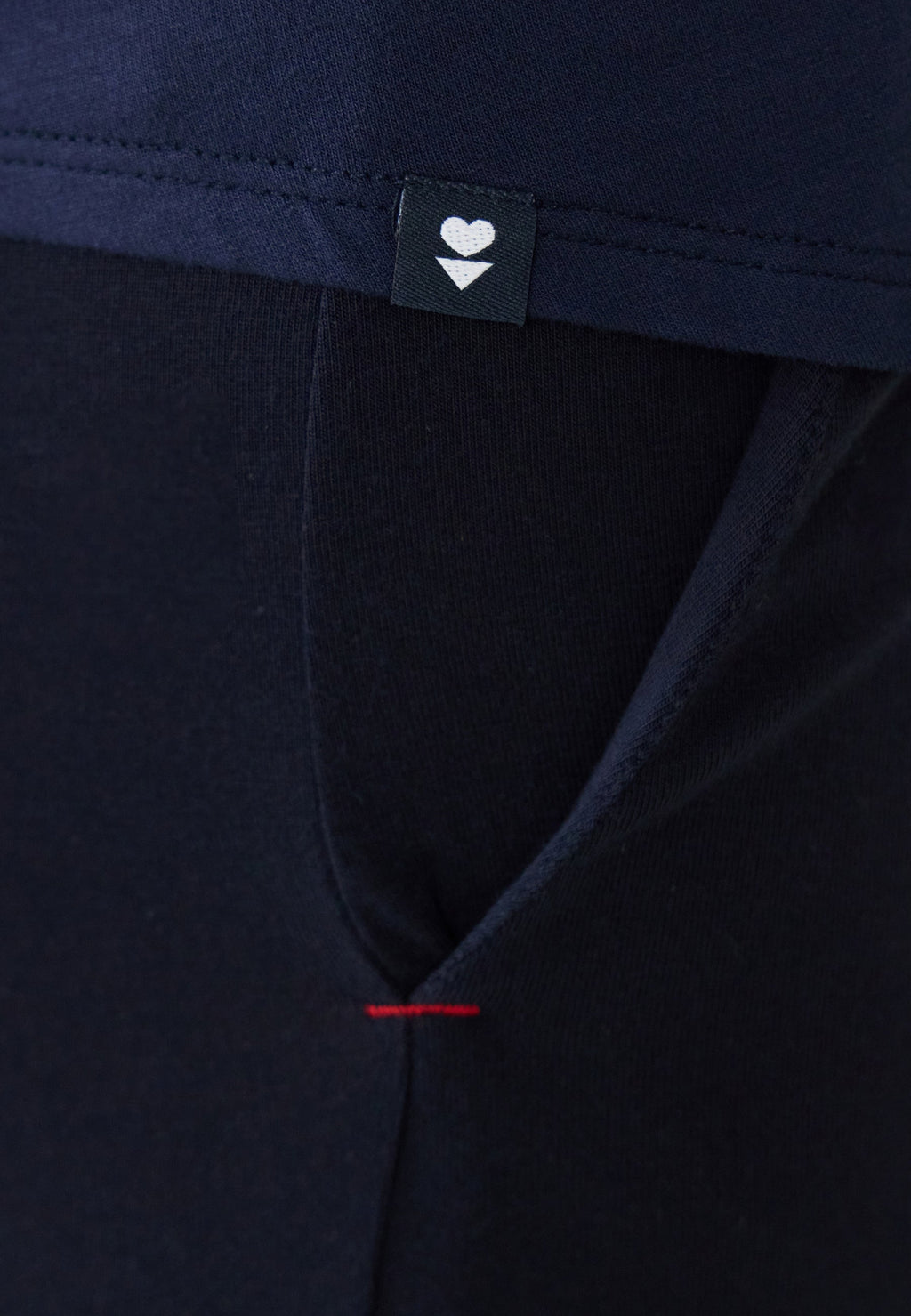 Azuma Viscose Pyjama Bottoms - Navy Blue