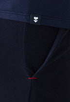 Azuma Viscose Pyjama Bottoms - Navy Blue
