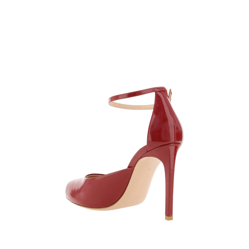 Escarpins - Gianvito Rossi Nuit 95 Glossed-Leather - Red