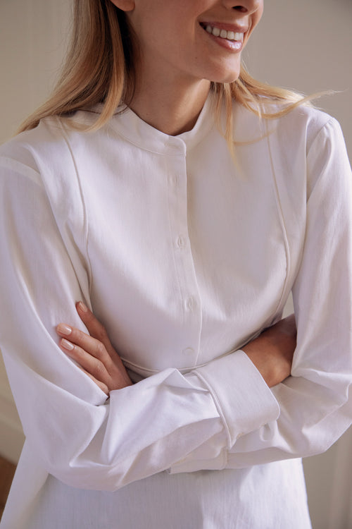 Blusa Le Dahl - Blanco - Mujer