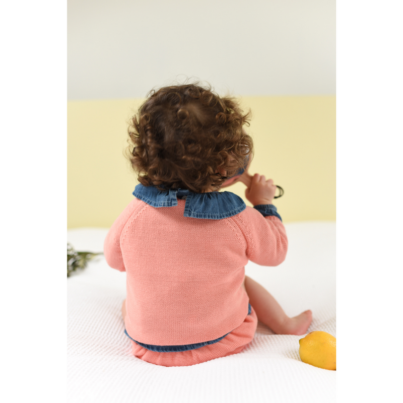 Aimé Knit Grapefruit Set - Baby