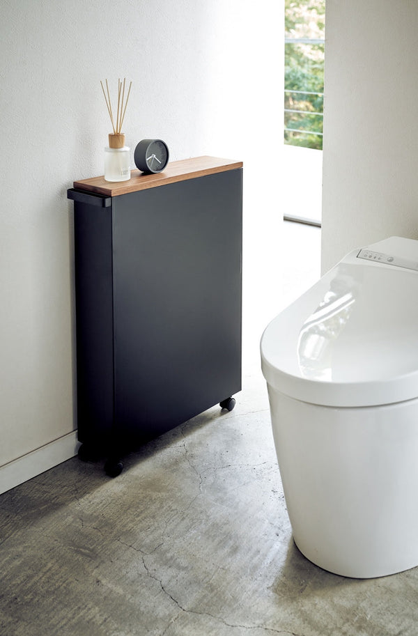 Storage Trolley - Tower - Black