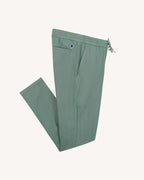 Pantaloni in lino verde acqua