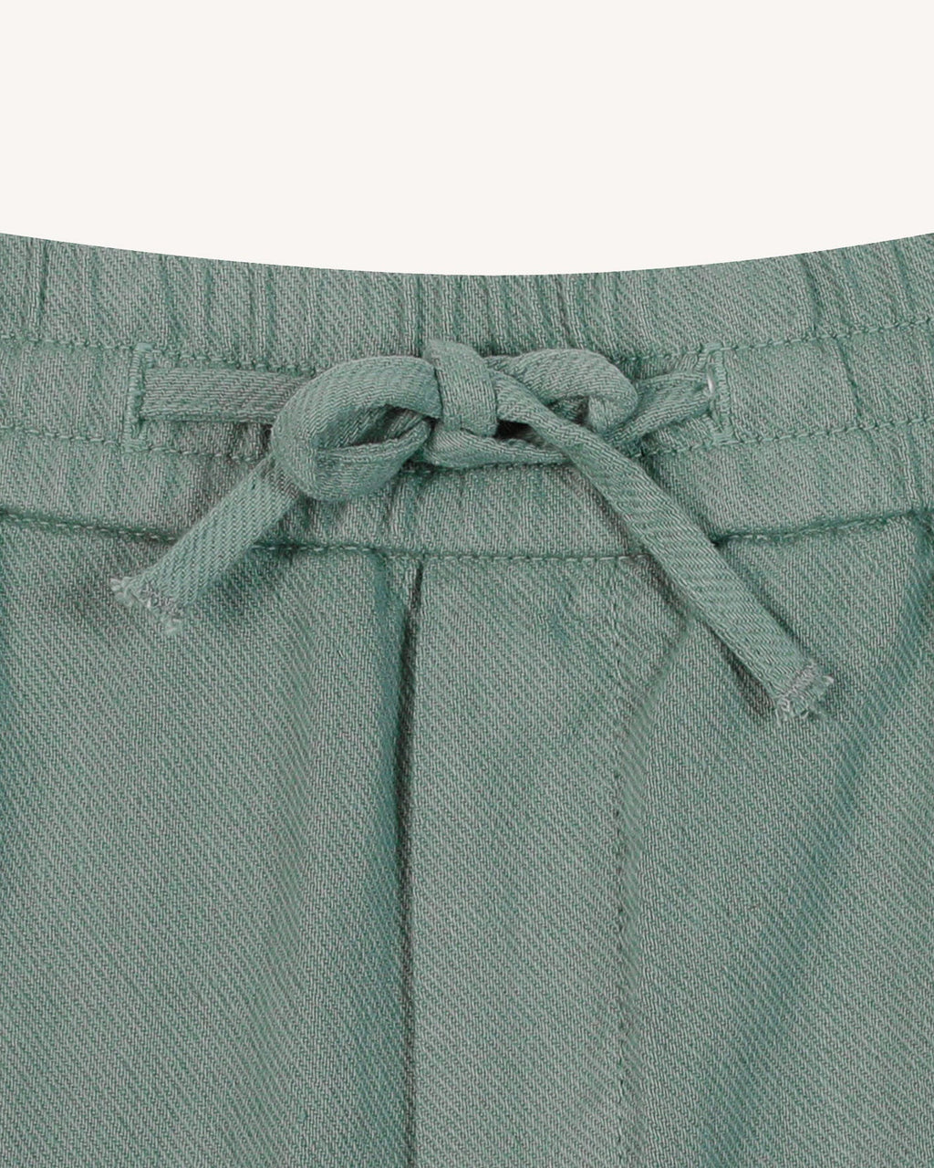 Pantaloni in lino verde acqua