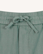 Pantaloni in lino verde acqua