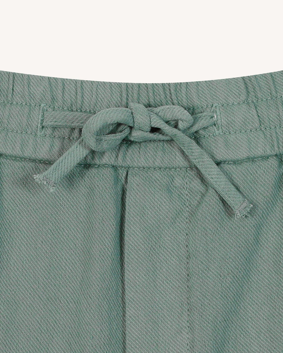 Pantaloni in lino verde acqua