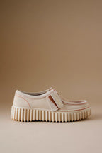 Torhill Bee - Ecru Suede - Mujer