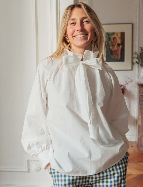 Weiße Bluse Dalia
