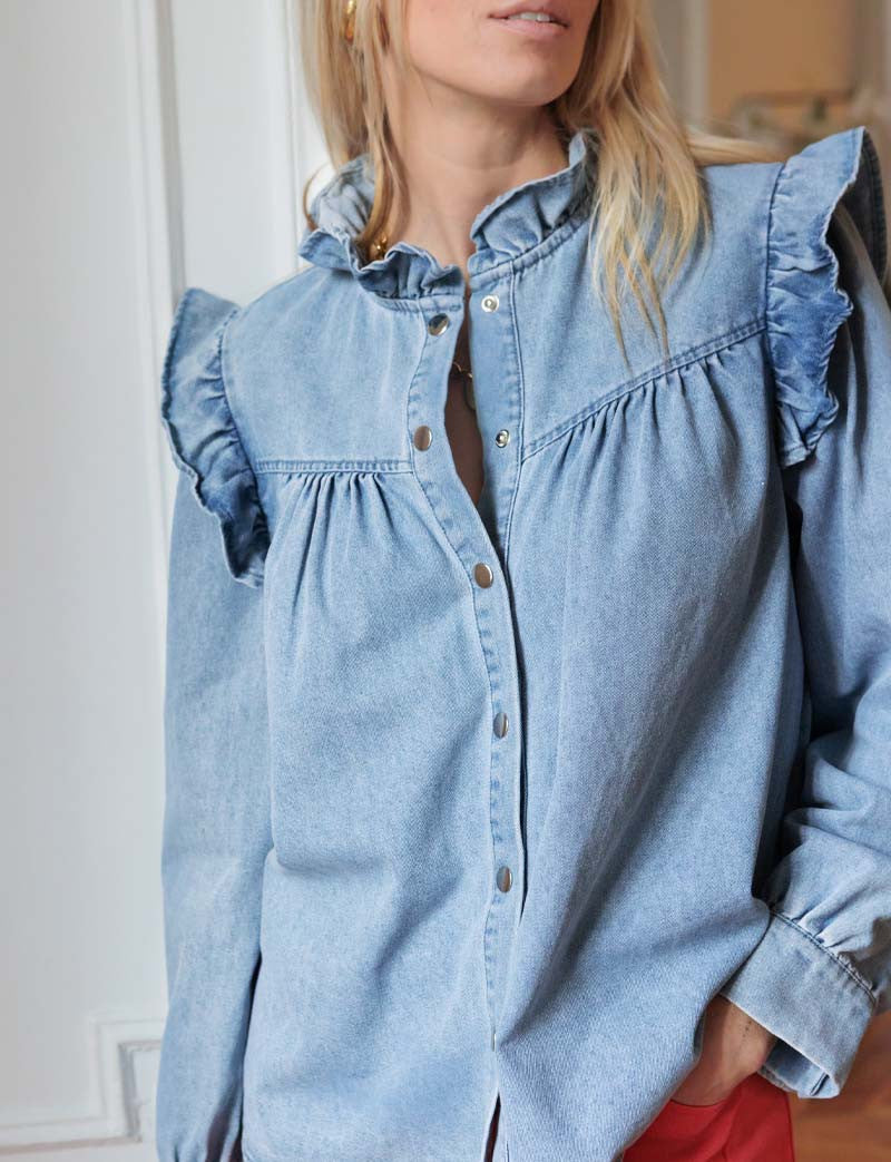 Denim blouse Simeo