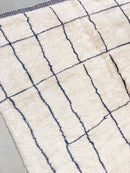 Tapis Berbère Marocain M'Rirt - Bleu Majorelle