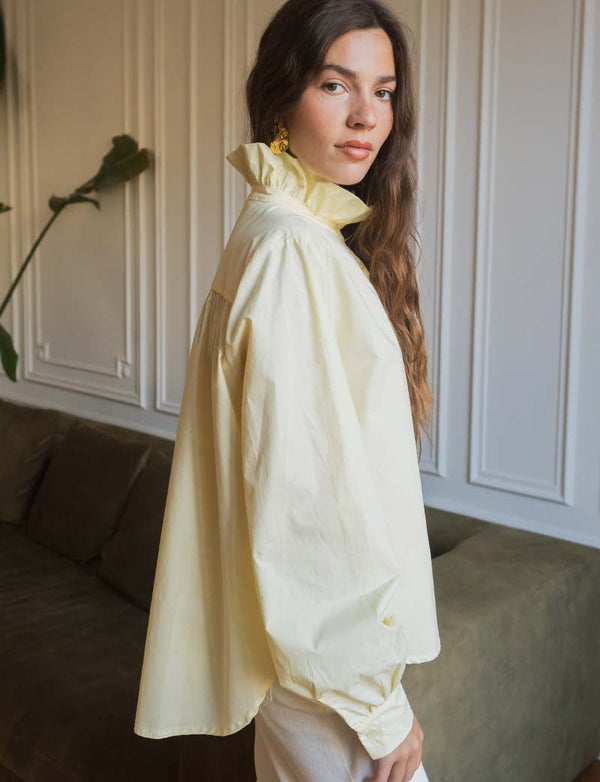Gelbe Bluse Gustava