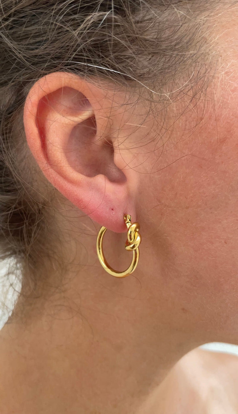 Pendientes Nudo Fino