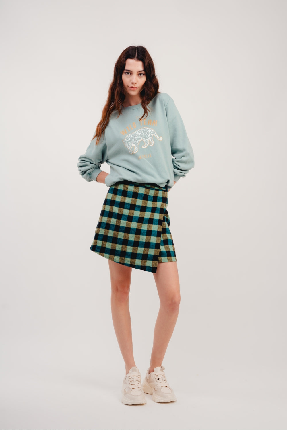 El Shelley Tartan Zeyn Minifalda