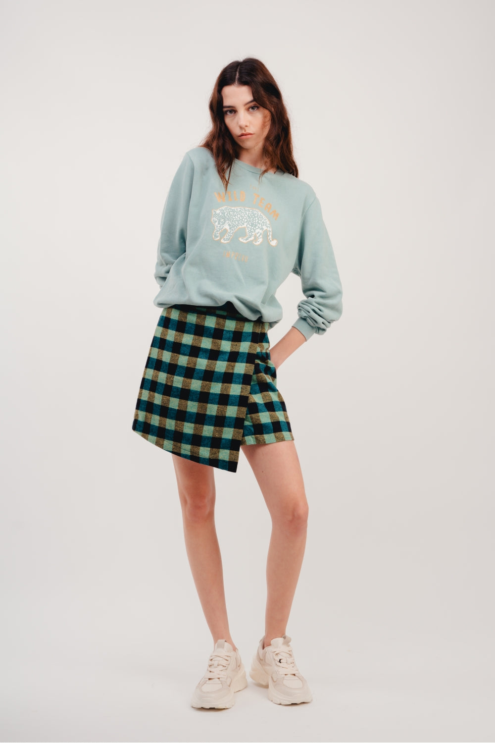 El Shelley Tartan Zeyn Minifalda