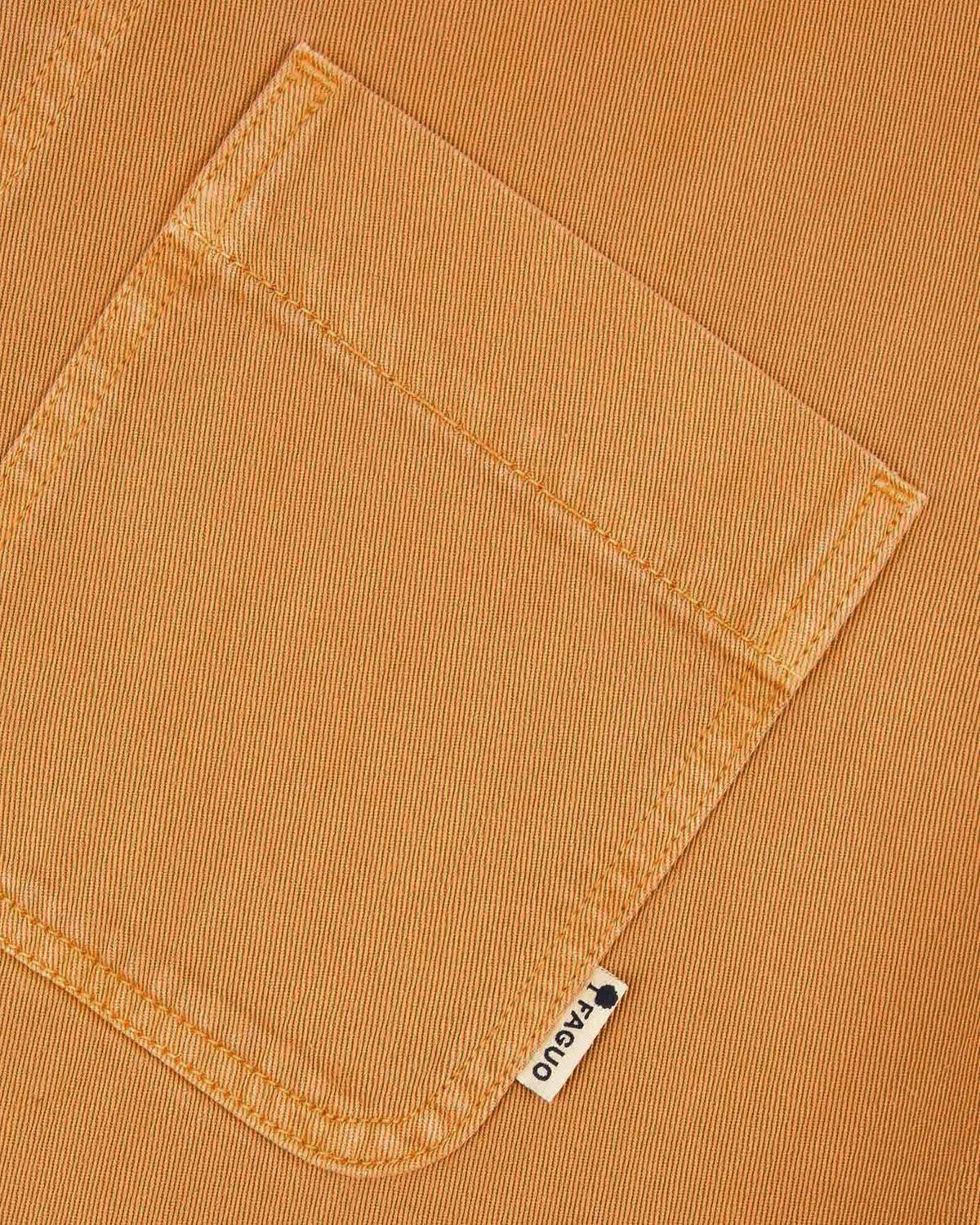 Light Orange Cotton Overshirt
