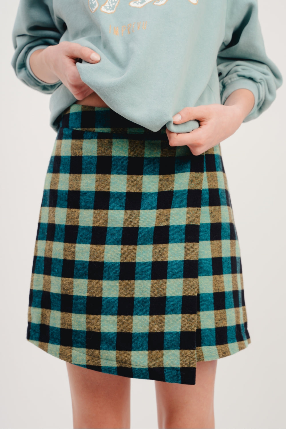 El Shelley Tartan Zeyn Minifalda