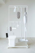 Storage Rack with Wheels - Tower - White