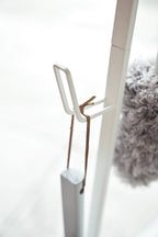 Storage Rack with Wheels - Tower - White
