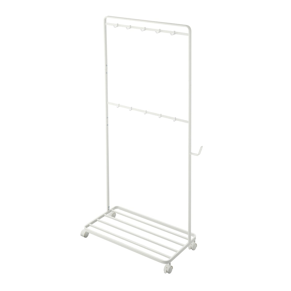 Storage Rack with Wheels - Tower - White