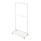 Storage Rack with Wheels - Tower - White