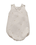 Percale Embroidery Sleeping Bag - Lemon