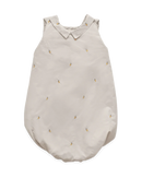 Percale Embroidery Sleeping Bag - Lemon