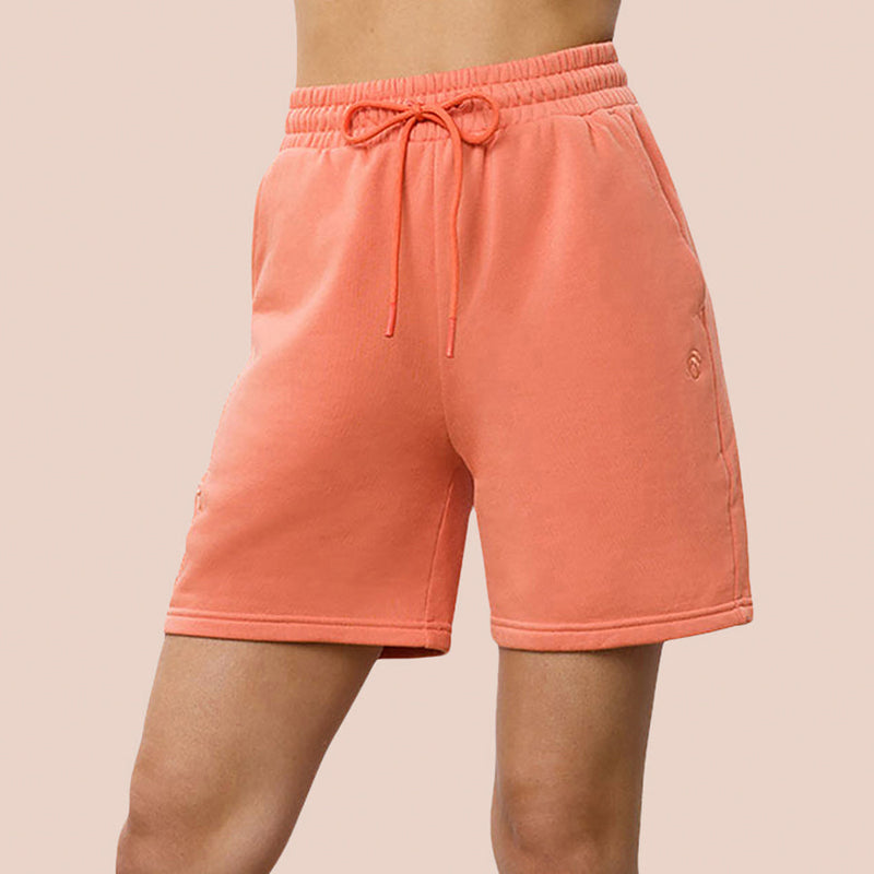Short De Survêtement Beverly - Orange Coquelicot