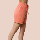 Short De Survêtement Beverly - Orange Coquelicot