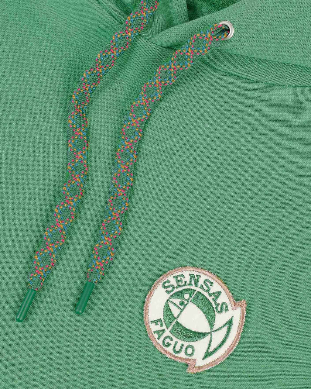 Green Cotton Hoodie