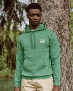 Green Cotton Hoodie