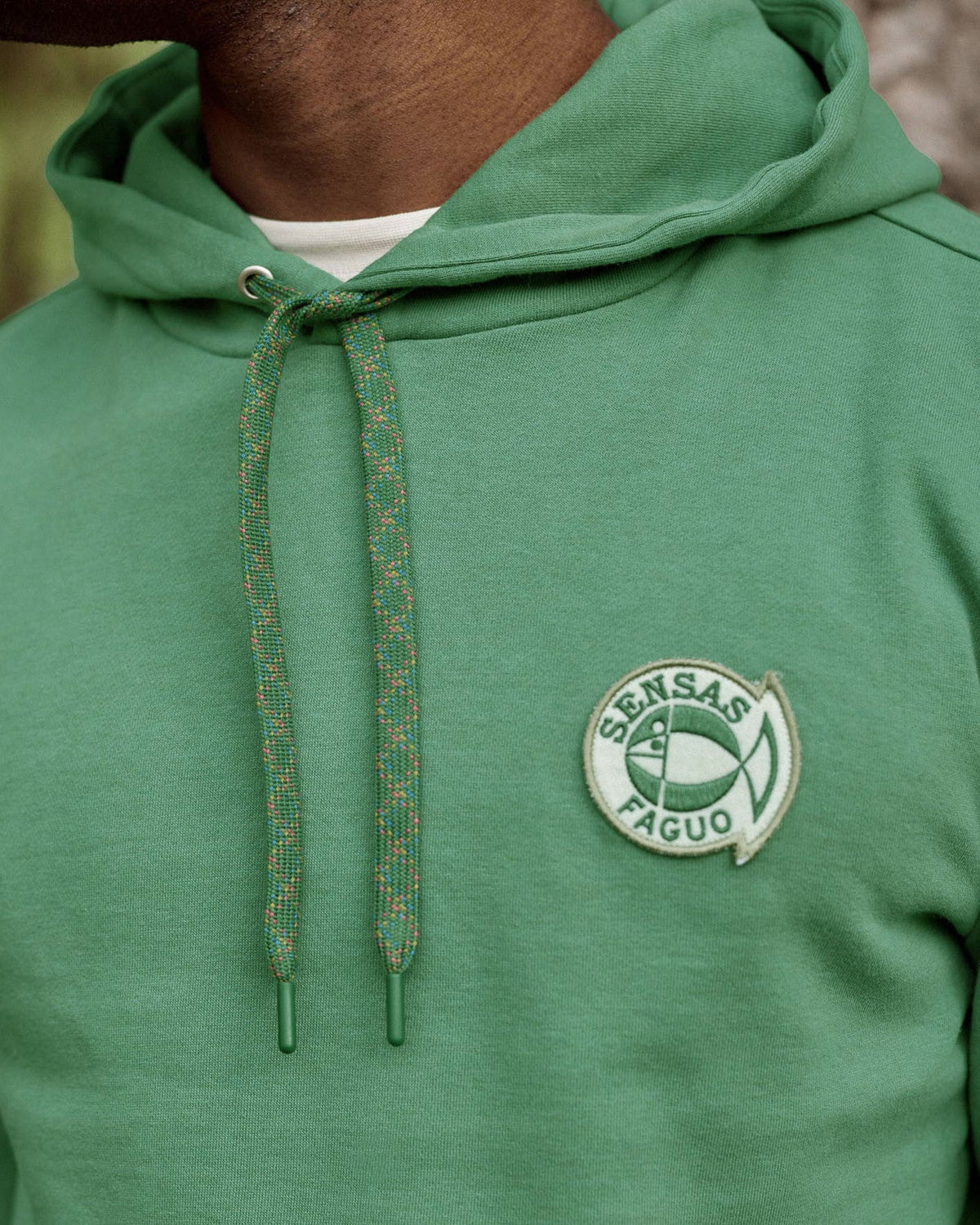 Green Cotton Hoodie