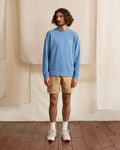 Oversized Sky Blue Crew-Neck Sweatshirt