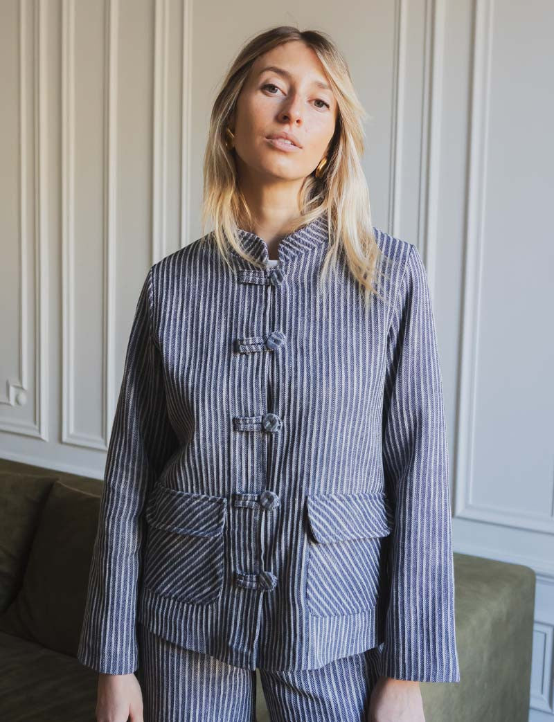 Veste À Rayures Berto