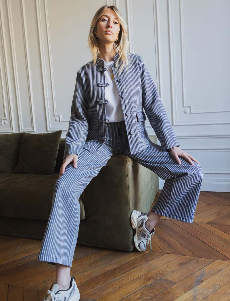 Veste À Rayures Berto