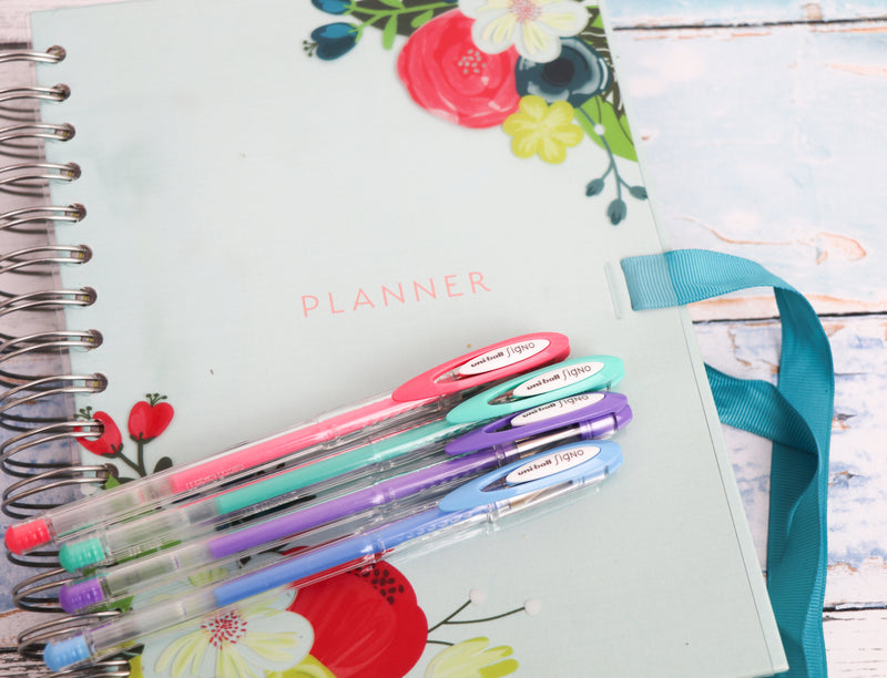 Set De 8 Rollers - Encre Gel Pastel - Uni-Ball