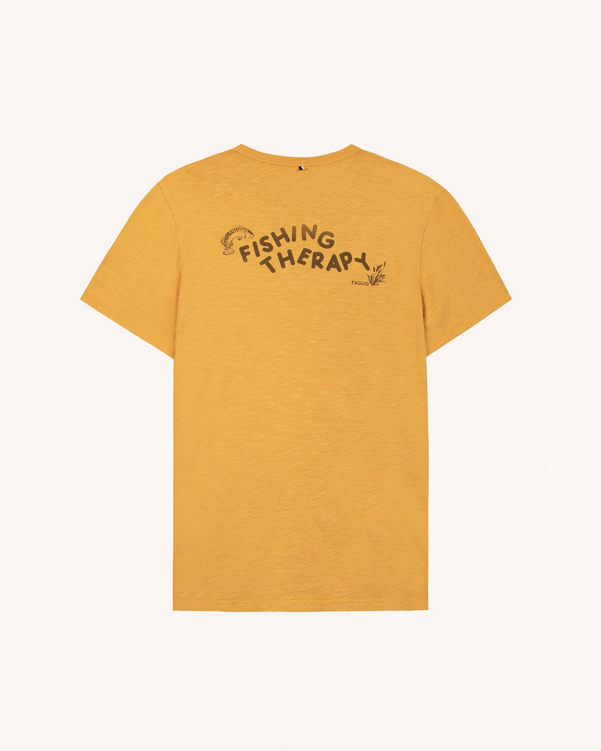 Camiseta Ocre de Algodón