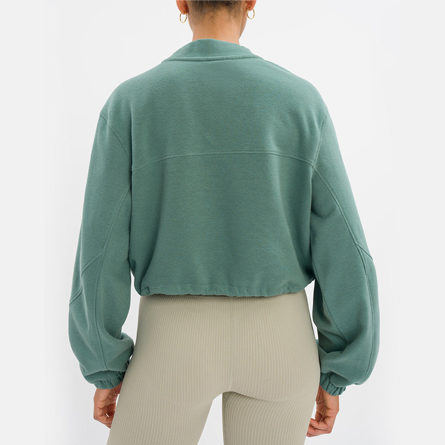 Soho Short Jumper - Soft Palm Green